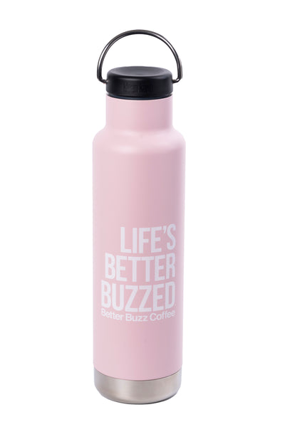 Klean Kanteen "Lifes Better Buzzed" Tumbler - 20 oz Pink