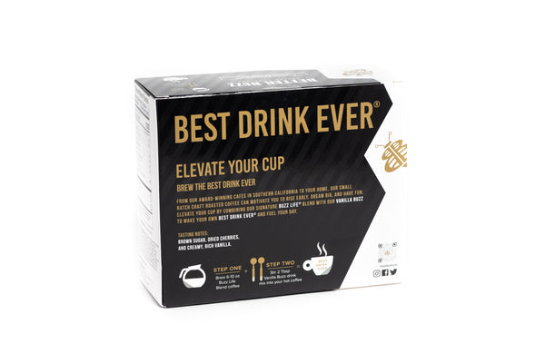 Best Drink Ever® Home Barista Kit // Whole Bean Coffee & Vanilla Shots