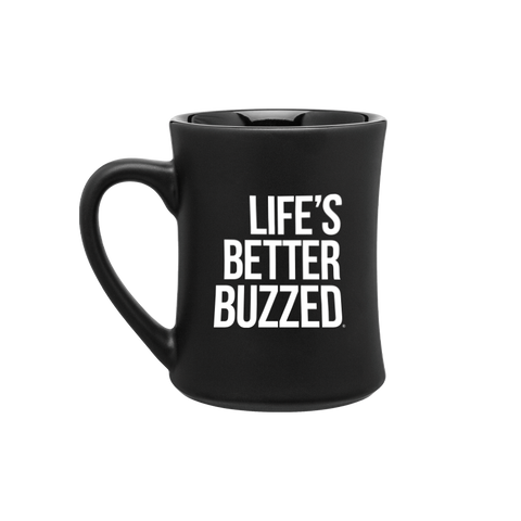 Better Buzz Logo Cafe Mug - Better Buzz Coffee