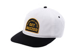 White & Black Get Buzzed Hat