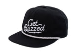 Black Get Buzzed Rope Hat