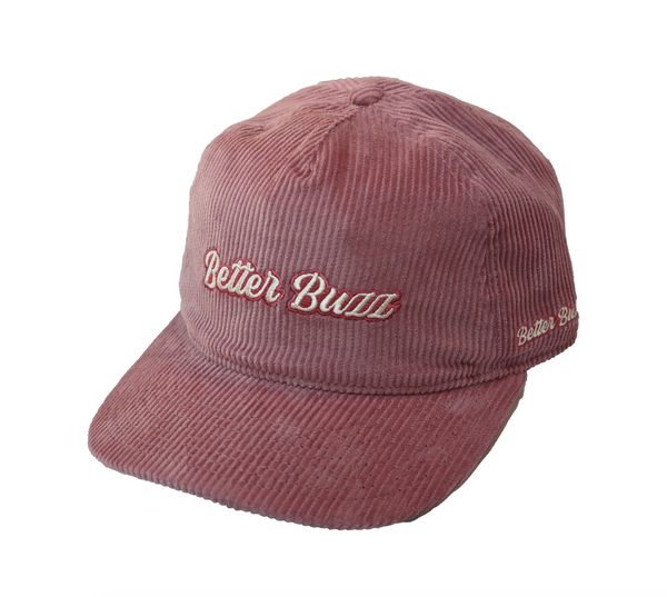 Dusty Pink Cord Hat