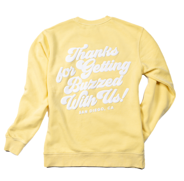 Yellow Thanks Crewneck