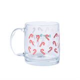 Clear Candy Cane Mug