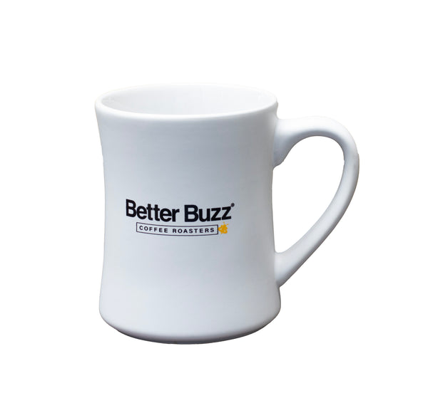 "Buzz Your A** Off" Porcelain Mug - 16 oz White